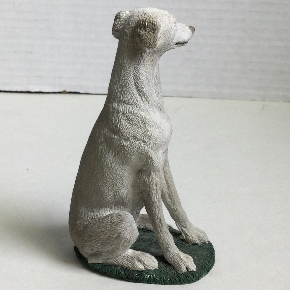 Stone Critters SC-448 Greyhound Realistic Resin Figurine Dog VTG - Picture 4 of 9